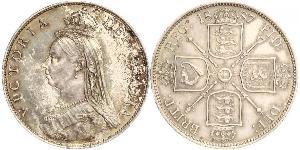 1 Florin Reino Unido de Gran Bretaña e Irlanda (1801-1922) Plata Victoria (1819 - 1901)