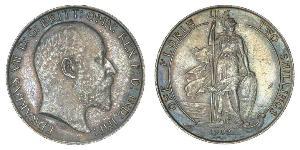 1 Florin Reino Unido de Gran Bretaña e Irlanda (1801-1922) Plata Eduardo VII (1841-1910)