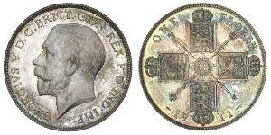 1 Florin Reino Unido de Gran Bretaña e Irlanda (1801-1922) Plata Jorge V (1865-1936)