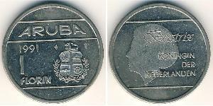 1 Florin Aruba Rame/Nichel 