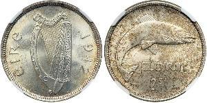 1 Florin Irlanda (1922 - ) Rame/Nichel 