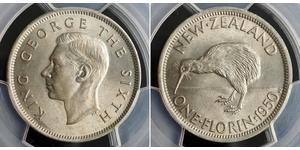 1 Florin Nuova Zelanda Rame/Nichel Giorgio VI (1895-1952)