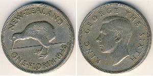 1 Florin Nuova Zelanda Rame/Nichel Giorgio VI (1895-1952)