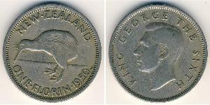 1 Florin Nuova Zelanda Rame/Nichel Giorgio VI (1895-1952)