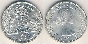 1 Florin Australien (1939 - ) Silber Elizabeth II (1926-2022)