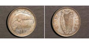 1 Florin Irland (1922 - ) Silber 