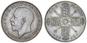 1 Florin Vereinigtes Königreich von Großbritannien und Irland (1801-1922) Silber George V (1865-1936)