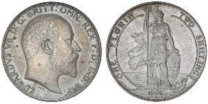 1 Florin Vereinigtes Königreich von Großbritannien und Irland (1801-1922) Silber Eduard VII (1841-1910)