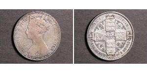 1 Florin Vereinigtes Königreich von Großbritannien und Irland (1801-1922) Silber Victoria (1819 - 1901)