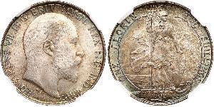 1 Florin Vereinigtes Königreich von Großbritannien und Irland (1801-1922) Silber Eduard VII (1841-1910)