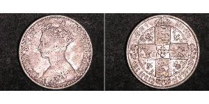 1 Florin Vereinigtes Königreich von Großbritannien und Irland (1801-1922) Silber Victoria (1819 - 1901)
