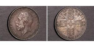 1 Florin Vereinigtes Königreich von Großbritannien und Irland (1801-1922) Silber George V (1865-1936)