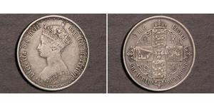 1 Florin Vereinigtes Königreich von Großbritannien und Irland (1801-1922) Silber Victoria (1819 - 1901)
