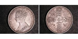 1 Florin Vereinigtes Königreich von Großbritannien und Irland (1801-1922) Silber Victoria (1819 - 1901)