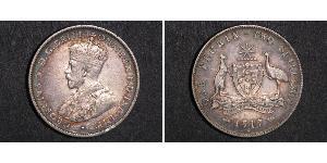 1 Florin Australia (1939 - ) Silver George V of the United Kingdom (1865-1936)