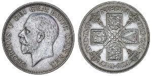 1 Florin United Kingdom of Great Britain and Ireland (1801-1922) Silver George V of the United Kingdom (1865-1936)