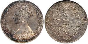 1 Florin United Kingdom of Great Britain and Ireland (1801-1922) Silver Victoria (1819 - 1901)