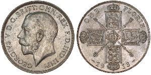 1 Florin United Kingdom of Great Britain and Ireland (1801-1922) Silver George V of the United Kingdom (1865-1936)