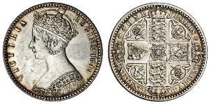 1 Florin United Kingdom of Great Britain and Ireland (1801-1922) Silver Victoria (1819 - 1901)