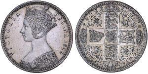 1 Florin United Kingdom of Great Britain and Ireland (1801-1922) Silver Victoria (1819 - 1901)