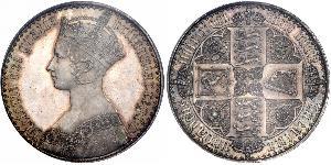 1 Florin United Kingdom of Great Britain and Ireland (1801-1922) Silver Victoria (1819 - 1901)