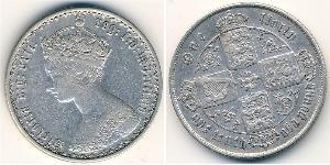 1 Florin United Kingdom of Great Britain and Ireland (1801-1922) Silver Victoria (1819 - 1901)