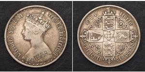 1 Florin United Kingdom of Great Britain and Ireland (1801-1922) Silver Victoria (1819 - 1901)