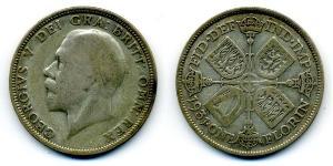 1 Florin United Kingdom of Great Britain and Ireland (1801-1922) Silver George V of the United Kingdom (1865-1936)