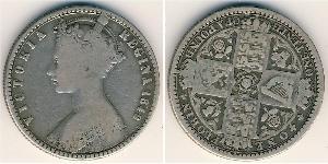 1 Florin United Kingdom of Great Britain and Ireland (1801-1922) Silver Victoria (1819 - 1901)