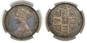 1 Florin United Kingdom of Great Britain and Ireland (1801-1922) Silver Victoria (1819 - 1901)