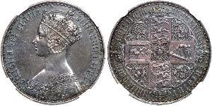 1 Florin United Kingdom of Great Britain and Ireland (1801-1922) Silver Victoria (1819 - 1901)