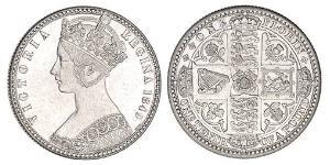 1 Florin United Kingdom of Great Britain and Ireland (1801-1922) Silver Victoria (1819 - 1901)