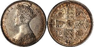1 Florin United Kingdom of Great Britain and Ireland (1801-1922) Silver Victoria (1819 - 1901)