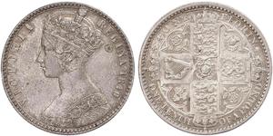 1 Florin United Kingdom of Great Britain and Ireland (1801-1922) Silver Victoria (1819 - 1901)