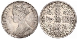 1 Florin United Kingdom of Great Britain and Ireland (1801-1922) Silver Victoria (1819 - 1901)