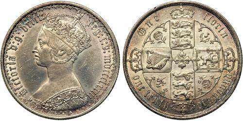 1 Florin United Kingdom of Great Britain and Ireland (1801-1922) Silver Victoria (1819 - 1901)