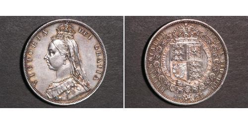 1 Florin 大不列颠及爱尔兰联合王国 (1801 - 1922) 銀 维多利亚 (英国君主)