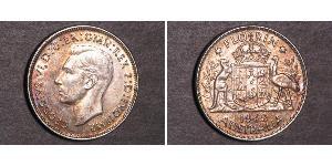 1 Florin 澳大利亚 銀 乔治六世 (1895-1952)