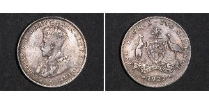 1 Florin 澳大利亚 銀 乔治五世  (1865-1936)