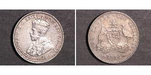 1 Florin 澳大利亚 銀 乔治五世  (1865-1936)