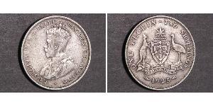 1 Florin 澳大利亚 銀 乔治五世  (1865-1936)