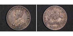1 Florin 澳大利亚 銀 乔治五世  (1865-1936)
