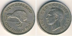 1 Florin 新西兰 銅/镍 乔治六世 (1895-1952)