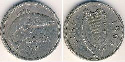 1 Florin 爱尔兰共和国 镍/銅 