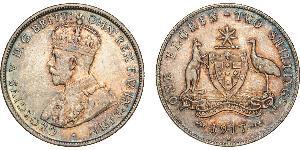 1 Florin / 2 Shilling Ôstralie (1788 - 1939) Argent George V (1865-1936)