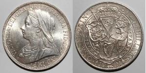 1 Florin / 2 Shilling Regno Unito di Gran Bretagna e Irlanda (1801-1922) Argento Vittoria (1819 - 1901)