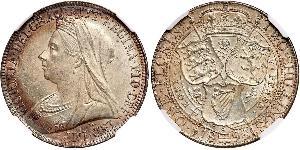 1 Florin / 2 Shilling Reino Unido de Gran Bretaña e Irlanda (1801-1922) Plata Victoria (1819 - 1901)