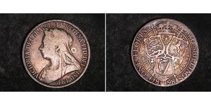 1 Florin / 2 Shilling Vereinigtes Königreich von Großbritannien und Irland (1801-1922) Silber Victoria (1819 - 1901)
