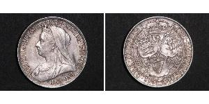 1 Florin / 2 Shilling Vereinigtes Königreich von Großbritannien und Irland (1801-1922) Silber Victoria (1819 - 1901)