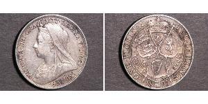 1 Florin / 2 Shilling Vereinigtes Königreich von Großbritannien und Irland (1801-1922) Silber Victoria (1819 - 1901)